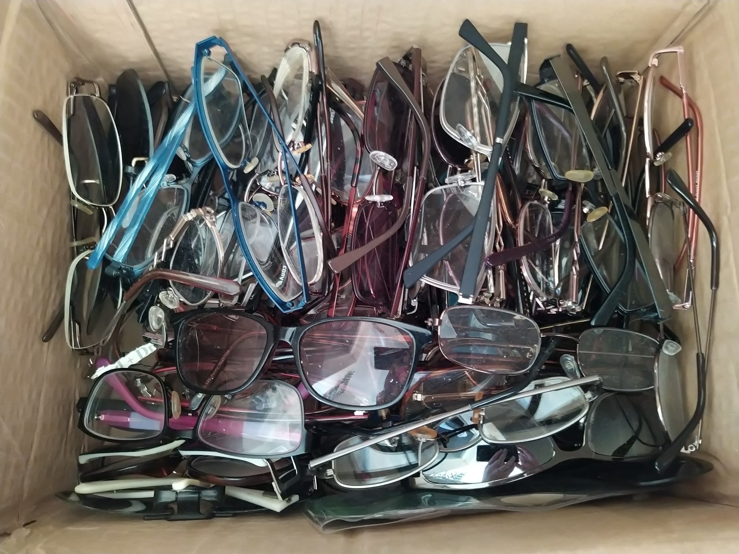 Over 100 pairs of glasses saved from landfill